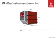 ek contour   ld3 ake contoured container with canvas door