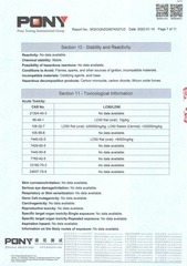 Page 4, MSDS# MQIOQNZG0074337U3 Battery# 186501P2S 18650 2022 01 14 (2)