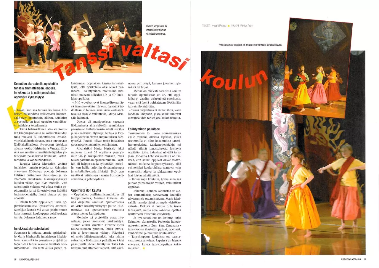 Page 1 of 1, artik Tanssi valtasi koulun